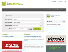 Tablet Screenshot of decocheras.com